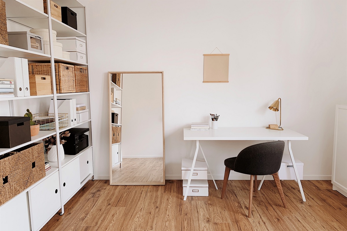 Clutter Monkey cleaned modern office